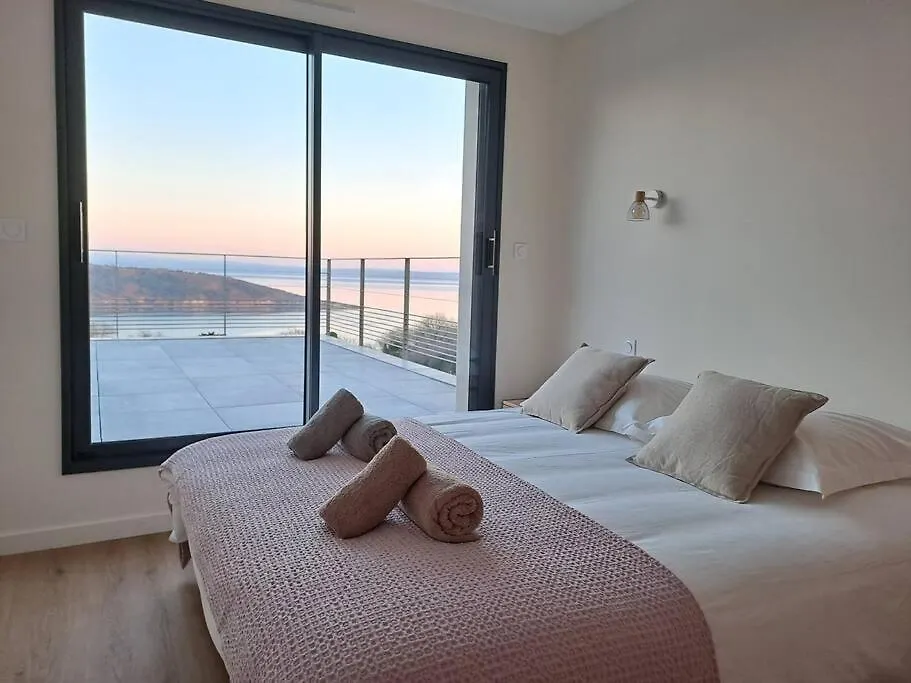 빌라 La Pointe Sur L'Eau - Vue Mer - Piscine Interieure 플루가스텔도울라스